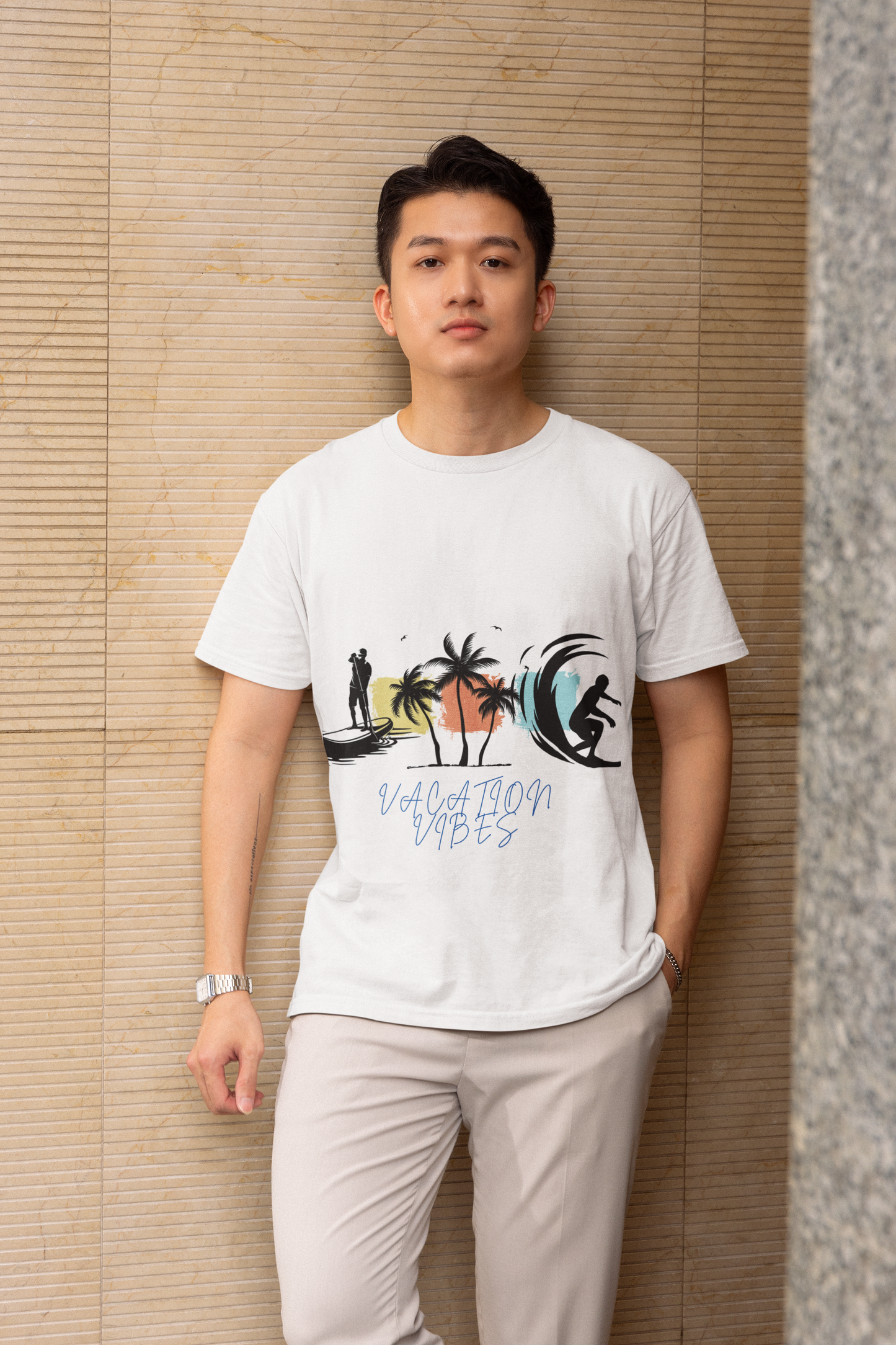 Vacation Vibes T-Shirt - Male