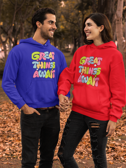 Vacation Hoodies - Great Things Awaits - Unisex